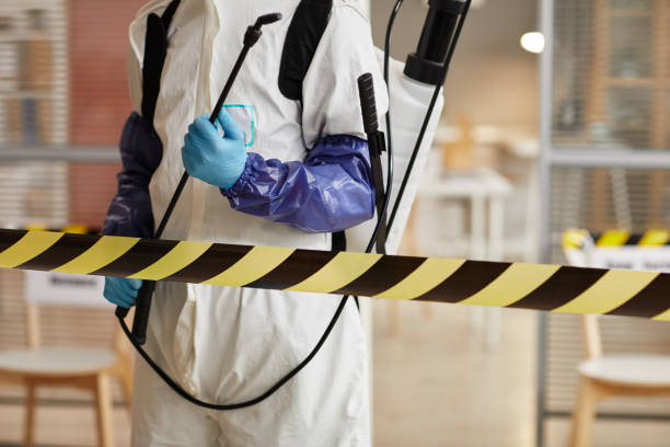Professional Blood Cleanup technician working in Yorktown, IN